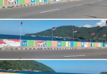 Semangat Gotong Royong Warga Perindag Kelurahan Tidore Momen HUT RI