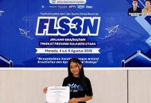 Siswi SMAN 1 Tahuna Juara I Jurnalistik FLS3N Tingkat Sulawesi Utara