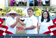 Gubernur Yulius Selvanus Canangkan HUT RI ke-81 dan HUT Sulut ke-62