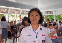 Aurelia Trifina Doali Siswa SMA1 Tahuna Bangga Terpilih Jadi Calon Paskibraka