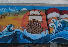 Mevy Hadirkan Mural "Nelayan Kuat, Pahlawan Laut" di Boulevard Tidore