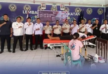 Semarak Kemerdekaan, Lapas Tahuna Gelar Aksi Donor Darah
