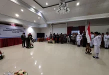 Bupati Michael Thungari Titip Pesan Integritas kepada Paskibraka Sangihe