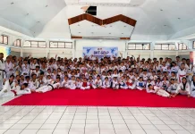 Ratusan Anak Didik Dojang Sangihe Taekwondo Club Ikuti Ujian Kenaikan Tingkat