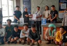 Imigrasi Tahuna Amankan Tujuh WNA yang Melintas di Perairan Laut Sangihe