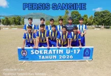 Persis Sangihe Melaju ke Babak 8 Besar Piala Soeratin U17