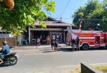 Kebakaran Tempat Praktik Dokter di Malebur Diduga Korsleting Kabel Listrik
