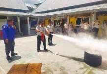 Damkar Sangihe Gelar Sosialisasi di Lapas Tamako