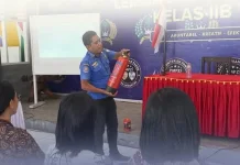 Lapas Tahuna Perkuat Kesiapsiagaan lewat Pelatihan Damkar