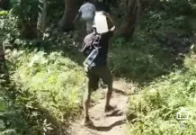 Relawan dan TNI Terus Berupaya Memadamkan Kebakaran Kawasan Hutan Gunung Api Awu