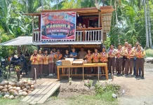 Pramuka Penegak SMA Negeri 1 Kendahe Salurkan Natura Peduli Gunung Awu