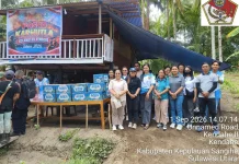 SMA Negeri 2 Tahuna Salurkan Bantuan, Dampak Kebakaran Gunung Awu