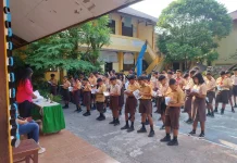 BKSN Pekan III, Siswa SMP Katolik Santu Agustinus Tahuna Diajak Hidupi Persaudaraa