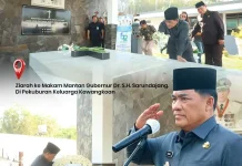 jelang HUT ke-62 Sulut, Gubernur dan Wagub Ziarah Makam Mantan Gubernur