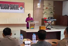 Binrohtal Polres Sangihe Perkuat Iman Personel