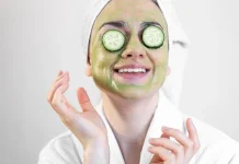 Cantik dengan Masker Mentimun