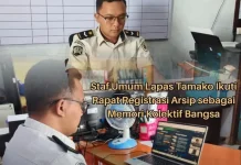 Lapas Tamako Ikuti Rapat Registrasi Arsip Pastikan Warisan Sejarah Terkelola