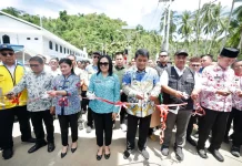 Gubernur Sulut Resmikan Rumah Pengungsi Gunung Ruang di Bolsel