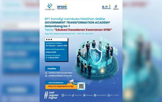 BPT Komdigi Buka Pelatihan Keamanan SPBE Gratis