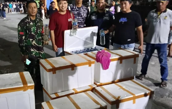 Coolbox Berisi Minyak Tanah diamankan Petugas di Pelabuhan Tahuna