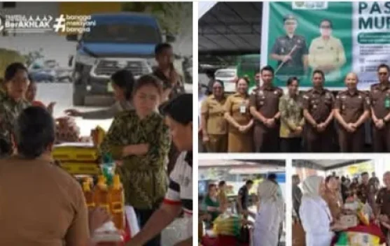 Kejaksaan Tahuna Dukung Pengendalian Inflasi Melalui Pangan Murah