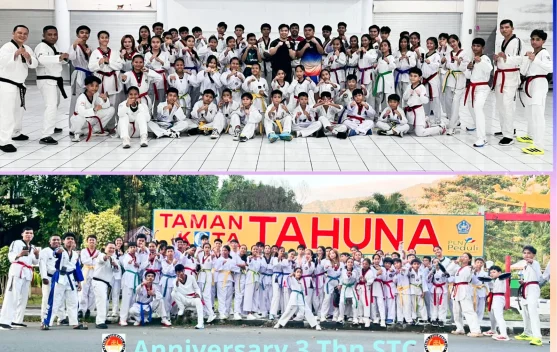 Dojang Sangihe Taekwondo Club Rayakan 3 Tahun dengan Syukuran