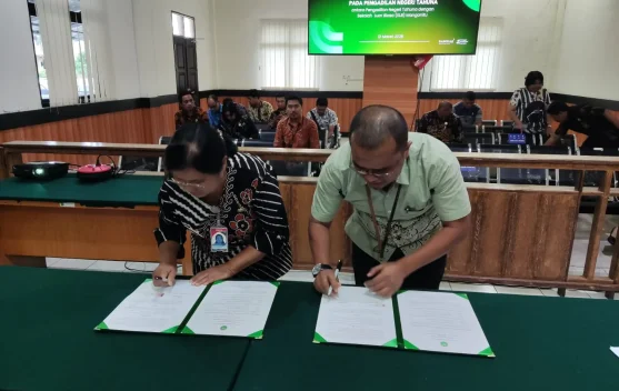 Pengadilan Negeri Tahuna Jalin  Kerjasama SLB Manganitu