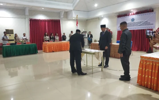 Bupati Sangihe Lantik Pejabat Administrator Pengawas dan Fungsional