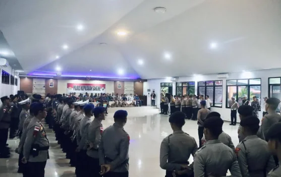Polres Sangihe Perkuat  Pengamanan Idul Fitri 1447 Hijriah