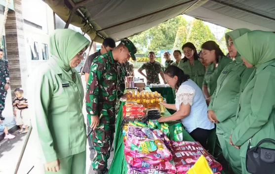 Kodim 1301 Sangihe Laksanakan Bazar Ramadan Serentak Secara Nasional