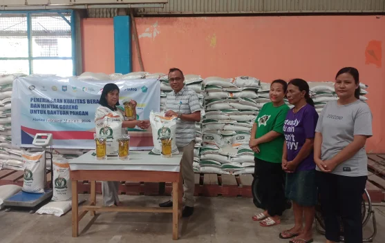 Bulog  launching program bantuan pangan beras tahun 2026