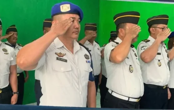 Dua Pengawai Lapas Tahuna Ikuti Pengukuhan Satops Pantal