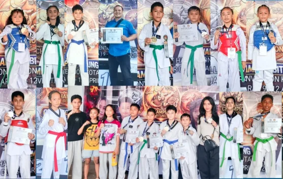 Dojang Sangihe Taekwondo Club Borong 14 Medali di Bitung