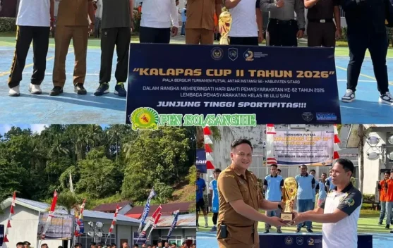 Tingkatkan Sinergitas Koramil1301-02/Siau Hadiri  Turnamen Futsal Kalapas Cup