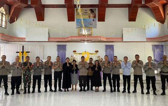 Polres Sangihe Pererat Silaturahmi Melalui Minggu Kasih