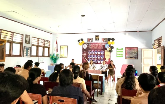 Kepsek SMP Katolik St.Agustinus Tahuna Dorong Pengembangan Bakat Siswa