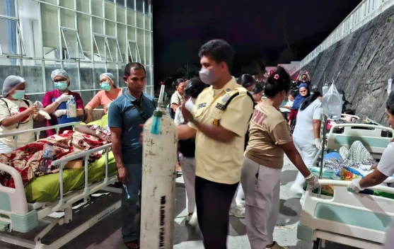 Gempa M 6,8 Guncang Sangihe, Pasien RSUD Liun Kendage Dievakuasi ke Luar Gedung