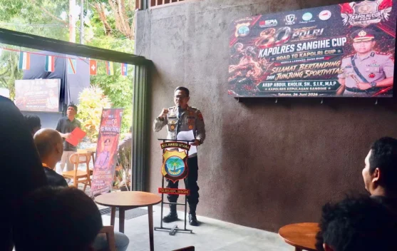 Kapolres Sangihe Resmi Buka Turnamen E-Sport Kapolres Cup 2026