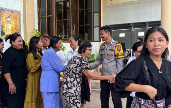 Minggu Kasih Pererat Kedekatan Polri Bersama Masyarakat Sangihe
