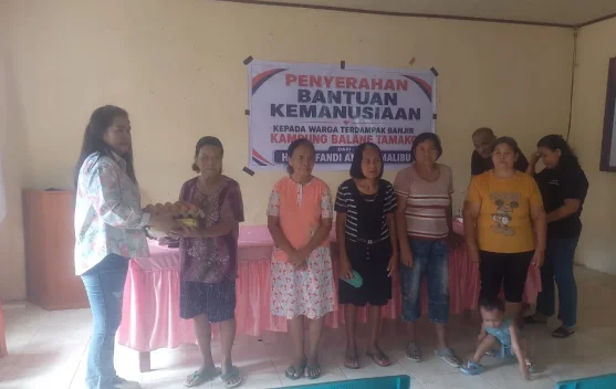 Perwakilan Rifandi Malibu Salurkan Bantuan