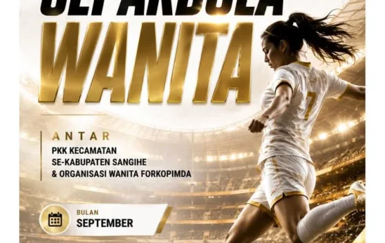 Haornas di Sangihe Digelar Kejuaraan Sepak Bola Wanita