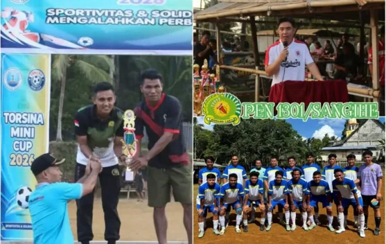 Prajurit Kodim Sangihe Antarkan Pasman FC Juara Tiga