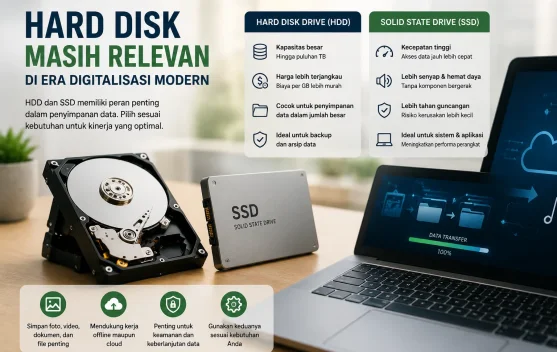 Hard Disk Masih Relevan di Era Digitalisasi Modern
