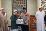 Silaturahmi dengan Jemaah, Kapolres Sangihe Perkuat Kedekatan Polri dan Masyarak