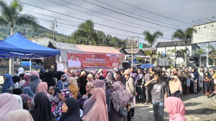 Warga Takengon Serbu Pasar Murah jelang Ramadhan 1447 Hijriyah