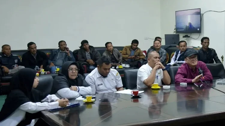 Pemda Bener Meriah Ikuti Rakor Penanganan Longsor Pondok Balik