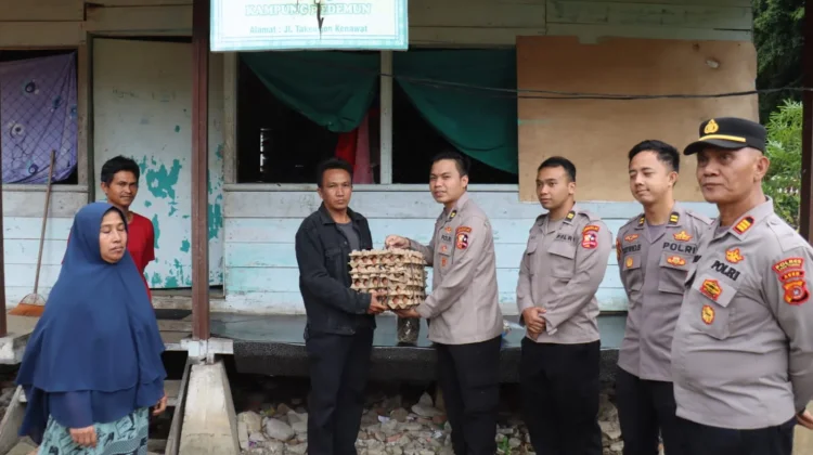 Mahasiswa STIK 83 Salurkan Bantuan Kapolri ke Takengon