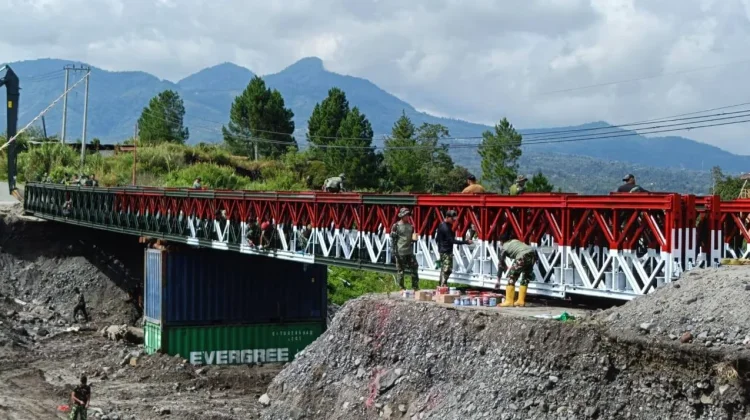 Jembatan Bailey Karang Rejo Segera Difungsikan