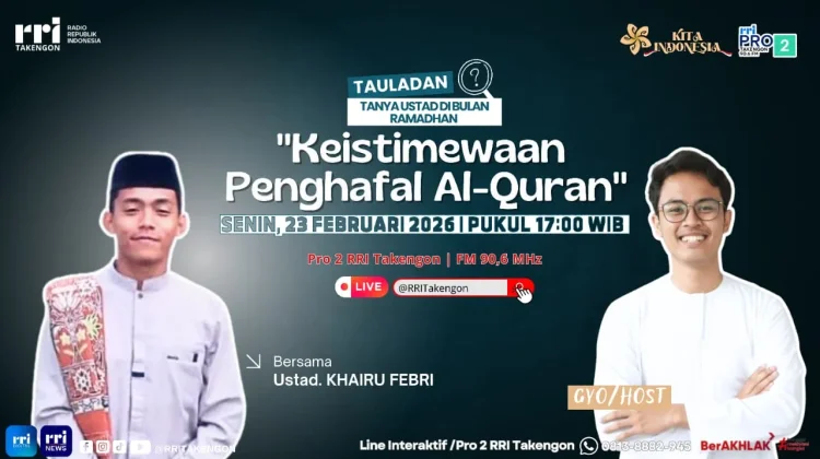 RRI Takengon Hadirkan Program Tanya Ustad di Bulan Ramadan