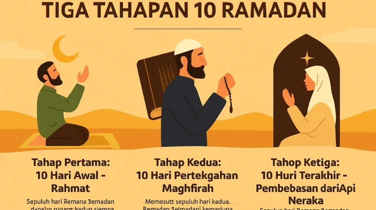 Tiga Tahapan 10 Ramadan: Momentum Spiritualitas Umat